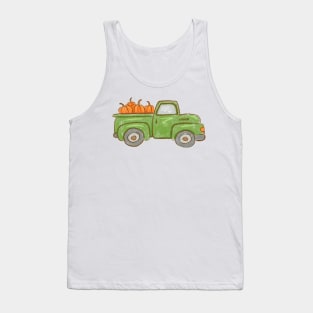 Pumpkin Truck Tank Top